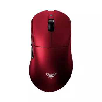 AULA SC900 Pro Red Mouse - Mouse gaming wireless tri-mode con sensore PAW3395, 26000 DPI, RGB, 75g