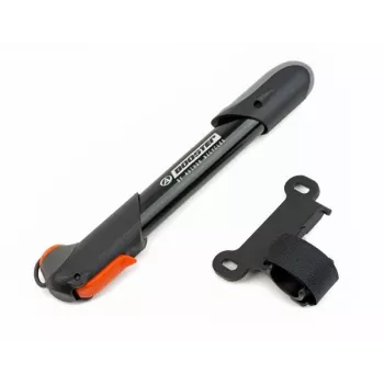 Author AAP Booster mini pompa a mano – Presta/Schrader, 120 PSI, nero