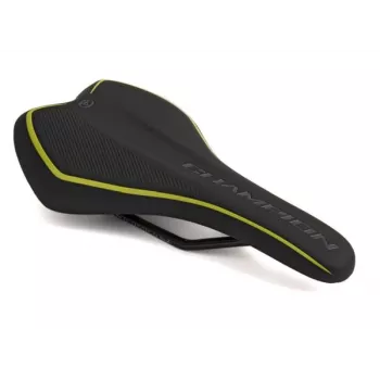Author ASD Champion X8 sella da bicicletta – sella ergonomica per bici da bambino in nero/giallo