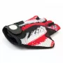 Author Junior X6 guanti da ciclismo con dita corte, taglia L, rosso/bianco/nero
