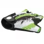AUTHOR Junior X6 guanti da ciclismo con dita corte, taglia M, verde/bianco/nero