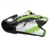 Author Junior X6 guanti da ciclismo con dita corte, taglia S, verde/bianco/nero