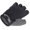 AUTHOR Guanti da ciclismo uomo Comfort Gel con dita corte, nero/grigio, taglia L