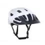 Author Vento InMold LED USB casco da bici 55-58 cm argento/bianco