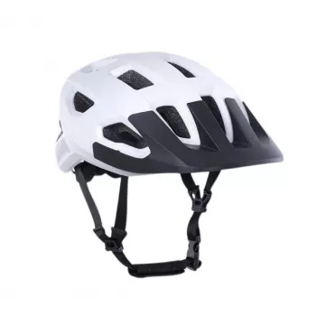 Author Vento InMold LED USB casco da bici 52-55 cm argento/bianco