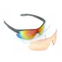 Occhiali da sole sportivi Author Vision LX S!BRIGHT Orange 65 & BlueRevo 13 (grigio opaco)