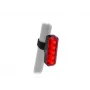 Author XYRIUS Brake luce posteriore USB 400 lm, nero con lente rossa