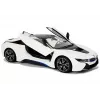 Auto R/C BMW i8 Rastar 1:14 bianca con portiere automatiche