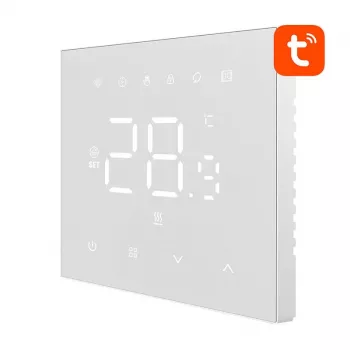 AVATTO WT410-16A-W termostato smart WiFi per riscaldamento elettrico a pavimento, 16A, bianco