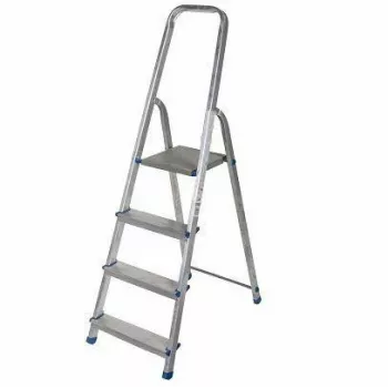 AWTOOLS Scala in alluminio 4 gradini 150 kg