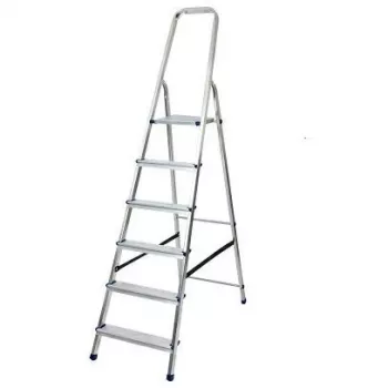 AWTOOLS scala in alluminio 6 gradini 150 kg