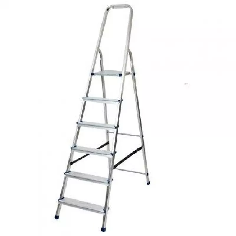AWTOOLS scala in alluminio 6 gradini 150 kg