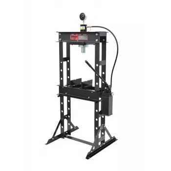 AWTOOLS AW pressa idraulica con manometro 30T doppio pistone