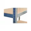 AWTOOLS AW scaffale 5 ripiani 200x90x40 portata 250kg / 5,0mm - montaggio rapido push-in