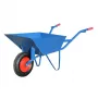 AWTOOLS AW00032 carriola - portata 200 kg, 100 L, vasca in acciaio zincato, ruote pneumatiche