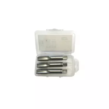 AWTOOLS AW20266 Set da 20 pezzi per filettatura metrica M3-M12 | Kit maschi HSS con chiavi regolabili, calibro per filetti e valigetta
