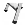 AWTOOLS AW23008 scala multifunzione 3 pezzi, alluminio, 24 pioli, 150 kg, EN 131