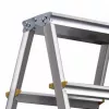 AWTOOLS AW23031 scala telescopica multiuso 12 gradini 150 kg alluminio