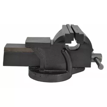 AWTOOLS AW24203 Morsa con base girevole, apertura 100 mm, ghisa, blu