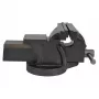 AWTOOLS AW24203 Morsa con base girevole, apertura 100 mm, ghisa, blu