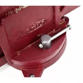 AWTOOLS AW24226 Morsa Girevole 125mm con Incudine e Ganasce Temprate Intercambiabili