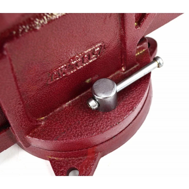 AWTOOLS AW24226 Morsa Girevole 125mm con Incudine e Ganasce Temprate Intercambiabili