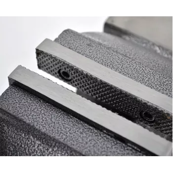 AWTOOLS AW24236 morsa da banco 125 mm larghezza ganasce con base girevole in ghisa