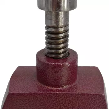 AWTOOLS AW24307 morsa 100 mm larghezza ganasce ghisa base fissa con incudine