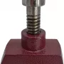 AWTOOLS AW24307 morsa 100 mm larghezza ganasce ghisa base fissa con incudine
