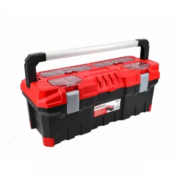 AWTOOLS AW30514 scatola portautensili con 14 scomparti, coperchio trasparente e divisori rimovibili