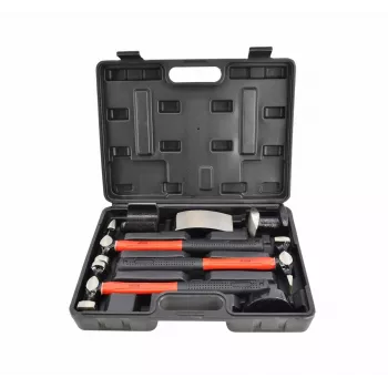 AWTOOLS AW32269BL martello da meccanico 1000 g con manico in fibra di vetro e penna incrociata, nero