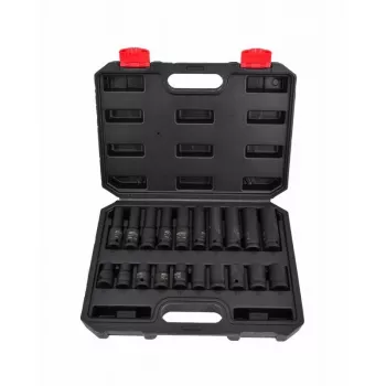 AWTOOLS AW38695BL set di 95 pezzi di chiavi a bussola in cromo-vanadio con cricchetto 1/4