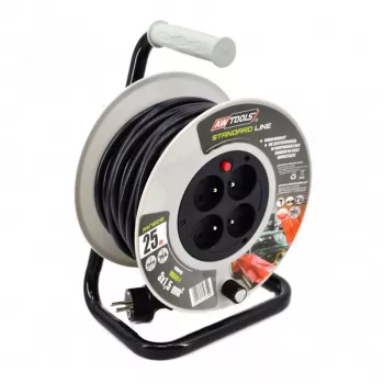 AWTOOLS AW70217 prolunga 25m 4 prese IP44 3680W