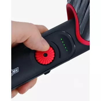 AWTOOLS BLACK LINE ROTTO Lampada da officina SMD LED 1000 lm, ricaricabile, USB-C, base magnetica, gancio orientabile, IP54
