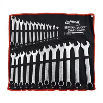 AWTOOLS set di chiavi combinate 25 pezzi 6mm-32mm