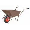 AWTOOLS Carriola da cantiere 85L 1,5mm marrone con copriruota