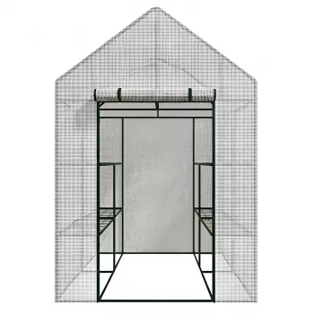 AWTOOLS serra da giardino bianco 143x143x195cm