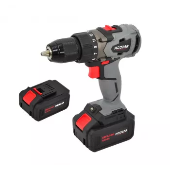 AWTOOLS HOOZAR trapano avvitatore a percussione a batteria 18V 2x4,0Ah 60Nm CD60BL-M2