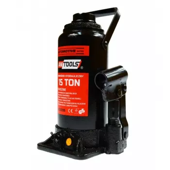 AWTOOLS martinetto idraulico a pistone/stelo 15 tonnellate 227-432 mm