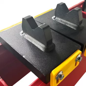 AWTOOLS pressa idraulica con manometro PROF 30T 55-1035mm con pedale e griglia di protezione Black Line