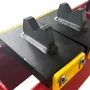 AWTOOLS pressa idraulica con manometro PROF 30T 55-1035mm con pedale e griglia di protezione Black Line