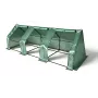 AWTOOLS mini serra tunnel in film plastico 295x95x95cm struttura in acciaio zincato con telo in PE resistente ai raggi UV