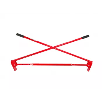 AWTOOLS Pinza per pavimentazione con impugnatura parallela, apertura ganasce 100-400 mm, portata 100 kg, acciaio, per due persone