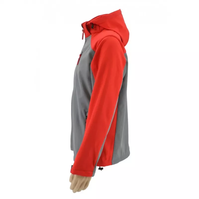 AWTOOLS giacca softshell felpa T4 rosso-grigio taglia S