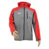 AWTOOLS giacca softshell felpa T4 rosso-grigio taglia S