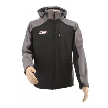 AWTOOLS Giacca softshell T4 grigio-nero XL