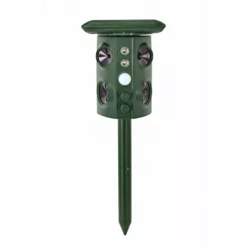 AWTOOLS repellente solare a ultrasuoni per talpe con vibrazioni del terreno, IP44, portata 800 m²