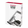 AXAGON STND-L supporto per notebook 10-16 pollici alluminio pieghevole regolabile in altezza argento