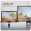 AXAGON STND-LQ supporto in alluminio per notebook da 10-16 pollici, argento