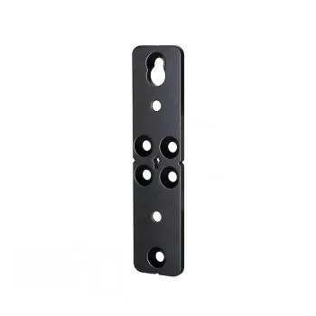 B-TECH SYSTEM X Staffa di montaggio su binario per BT8390 - 5mm dalla parete, nero